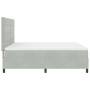 Cama Box Spring con colchón Gris Claro Super King Terciopelo von , Betten und Lattenroste - Ref: Foro24-3339848, Preis: 593,4...