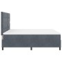 Cama con somier y colchón Gris oscuro Super King Terciopelo by , Beds and slatted bases - Ref: Foro24-3339849, Price: 584,70 ...
