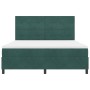 Cama con somier y colchón verde oscuro de tamaño súper king de terciopelo von , Betten und Lattenroste - Ref: Foro24-3339851,...