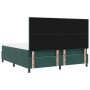 Cama con somier y colchón verde oscuro de tamaño súper king de terciopelo von , Betten und Lattenroste - Ref: Foro24-3339851,...