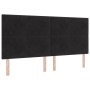 Cama Box Spring con colchón Negro 200x200 cm Terciopelo by , Beds and slatted bases - Ref: Foro24-3339856, Price: 637,97 €, D...