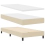Estructura de Cama con Colchón Crema Tejido 100 x 200 cm von , Betten und Lattenroste - Ref: Foro24-3339952, Preis: 324,20 €,...