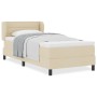 Estructura de Cama con Colchón Crema Tejido 100 x 200 cm von , Betten und Lattenroste - Ref: Foro24-3339952, Preis: 324,20 €,...