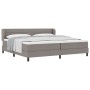Cama Box Spring con Colchón Taupe 200x200 cm Tela von , Betten und Lattenroste - Ref: Foro24-3339986, Preis: 659,41 €, Rabatt: %