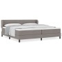 Cama Box Spring con Colchón Taupe 200x200 cm Tela von , Betten und Lattenroste - Ref: Foro24-3339986, Preis: 659,41 €, Rabatt: %