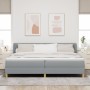 Cama Box Spring con Colchón Gris Claro 200x200 cm Tela von , Betten und Lattenroste - Ref: Foro24-3340045, Preis: 620,67 €, R...