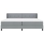 Cama Box Spring con Colchón Gris Claro 200x200 cm Tela von , Betten und Lattenroste - Ref: Foro24-3340045, Preis: 620,67 €, R...