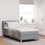 Cama Box Spring con Colchón Gris Claro 90x200 cm Tela von , Betten und Lattenroste - Ref: Foro24-3340129, Preis: 321,71 €, Ra...