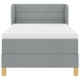 Cama Box Spring con Colchón Gris Claro 90x200 cm Tela von , Betten und Lattenroste - Ref: Foro24-3340129, Preis: 321,71 €, Ra...