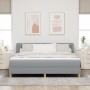 Cama box spring con colchón gris claro 180x200 cm de tela by , Beds and slatted bases - Ref: Foro24-3340164, Price: 555,23 €,...