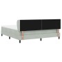 Cama con somier y colchón Gris Claro 180x200 cm Terciopelo von , Betten und Lattenroste - Ref: Foro24-3340400, Preis: 545,87 ...