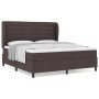 Cama Box Spring con Colchón Marrón Oscuro 180x200 cm Tela von , Betten und Lattenroste - Ref: Foro24-3340518, Preis: 655,69 €...