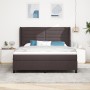 Cama Box Spring con Colchón Marrón Oscuro 180x200 cm Tela von , Betten und Lattenroste - Ref: Foro24-3340518, Preis: 655,69 €...