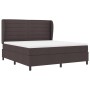 Cama Box Spring con Colchón Marrón Oscuro 180x200 cm Tela von , Betten und Lattenroste - Ref: Foro24-3340518, Preis: 655,69 €...