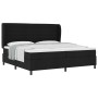 Cama Box Spring con Colchón Negro 200x200 cm Tela de , Camas y somieres - Ref: Foro24-3340524, Precio: 688,16 €