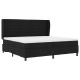Cama Box Spring con Colchón Negro 200x200 cm Tela de , Camas y somieres - Ref: Foro24-3340524, Precio: 688,16 €