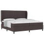 Cama con somier y colchón Marrón Oscuro 200x200 cm Tela de , Camas y somieres - Ref: Foro24-3340525, Precio: 701,40 €, Descue...