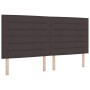 Cama con somier y colchón Marrón Oscuro 200x200 cm Tela de , Camas y somieres - Ref: Foro24-3340525, Precio: 701,40 €, Descue...