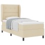 Cama Box Spring con Colchón Crema 90x200 cm Tela von , Betten und Lattenroste - Ref: Foro24-3340548, Preis: 340,52 €, Rabatt: %