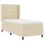 Cama Box Spring con Colchón Crema 90x200 cm Tela von , Betten und Lattenroste - Ref: Foro24-3340548, Preis: 340,52 €, Rabatt: %