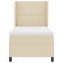 Cama Box Spring con Colchón Crema 90x200 cm Tela von , Betten und Lattenroste - Ref: Foro24-3340548, Preis: 340,52 €, Rabatt: %