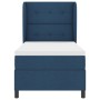 Cama Box Spring con Colchón Azul 100x200 cm Tela de , Camas y somieres - Ref: Foro24-3340556, Precio: 397,75 €, Descuento: %