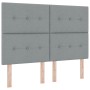 Cama con somier y colchón Gris Claro 140x190 cm Tela de , Camas y somieres - Ref: Foro24-3340557, Precio: 539,28 €, Descuento: %