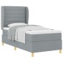 Cama con sommier y colchón en gris claro, 100x200 cm, tela von , Betten und Lattenroste - Ref: Foro24-3340676, Preis: 380,17 ...