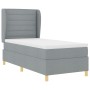 Cama con sommier y colchón en gris claro, 100x200 cm, tela von , Betten und Lattenroste - Ref: Foro24-3340676, Preis: 380,17 ...