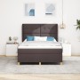 Cama tipo box spring con colchón marrón oscuro 140x190 cm tela von , Betten und Lattenroste - Ref: Foro24-3340749, Preis: 528...