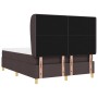 Cama tipo box spring con colchón marrón oscuro 140x190 cm tela von , Betten und Lattenroste - Ref: Foro24-3340749, Preis: 528...