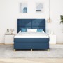 Cama Box Spring con Colchón Azul 140x190 cm de Tela von , Betten und Lattenroste - Ref: Foro24-3340752, Preis: 539,37 €, Raba...