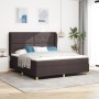Cama Box Spring con colchón marrón oscuro 180x200 cm tela von , Betten und Lattenroste - Ref: Foro24-3340770, Preis: 648,49 €...