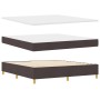 Cama Box Spring con colchón marrón oscuro 180x200 cm tela von , Betten und Lattenroste - Ref: Foro24-3340770, Preis: 648,49 €...