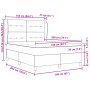 Cama con Base y Colchón Gris Claro 160x200 cm Terciopelo von , Betten und Lattenroste - Ref: Foro24-3340934, Preis: 552,22 €,...
