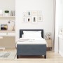 Cama Box Spring con Colchón Gris Oscuro 90x200 cm Terciopelo von , Betten und Lattenroste - Ref: Foro24-3341451, Preis: 302,0...