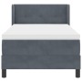 Cama Box Spring con Colchón Gris Oscuro 90x200 cm Terciopelo von , Betten und Lattenroste - Ref: Foro24-3341451, Preis: 302,0...