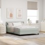 Cama Box Spring con Colchón Gris Claro 140x200 cm Aterciopelado von , Betten und Lattenroste - Ref: Foro24-3341468, Preis: 46...