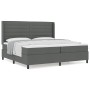 Cama con somier y colchón Gris Oscuro 200x200 cm Tela by , Beds and slatted bases - Ref: Foro24-3341603, Price: 706,10 €, Dis...