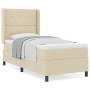 Cama con Box Spring y Colchón Crema 100x200 cm Tela von , Betten und Lattenroste - Ref: Foro24-3341635, Preis: 359,27 €, Raba...