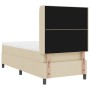 Cama con Box Spring y Colchón Crema 100x200 cm Tela von , Betten und Lattenroste - Ref: Foro24-3341635, Preis: 359,27 €, Raba...