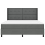 Cama con base caja y colchón gris oscuro 180x200 cm tela by , Beds and slatted bases - Ref: Foro24-3341659, Price: 655,31 €, ...