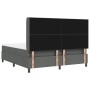 Cama con base caja y colchón gris oscuro 180x200 cm tela by , Beds and slatted bases - Ref: Foro24-3341659, Price: 655,31 €, ...