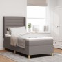 Cama con somier y colchón Taupe 100x200 cm Tela von , Betten und Lattenroste - Ref: Foro24-3341760, Preis: 387,22 €, Rabatt: %