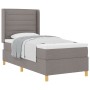 Cama con somier y colchón Taupe 100x200 cm Tela von , Betten und Lattenroste - Ref: Foro24-3341760, Preis: 387,22 €, Rabatt: %