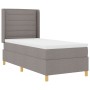 Cama con somier y colchón Taupe 100x200 cm Tela von , Betten und Lattenroste - Ref: Foro24-3341760, Preis: 387,22 €, Rabatt: %