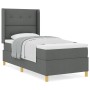 Cama con somier y colchón Gris Oscuro 100x200 cm Tela von , Betten und Lattenroste - Ref: Foro24-3341820, Preis: 383,99 €, Ra...
