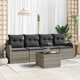 Conjunto de sofá de jardín Gris 55 x 55 x 37 cm ratán sintético en Sofás de exterior | Comprar online en Foro24