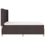 Cama con somier y colchón marrón oscuro 140x190 cm tela by , Beds and slatted bases - Ref: Foro24-3341829, Price: 522,14 €, D...