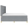 Cama Box Spring con Colchón Gris Claro 200x200 cm Tela von , Betten und Lattenroste - Ref: Foro24-3341854, Preis: 671,70 €, R...
